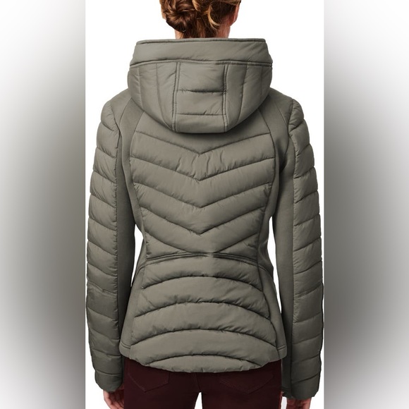 Bernardo‎ Hooded Quilted Puffer Coat Water Repellent NEW! - Picture 2 of 14